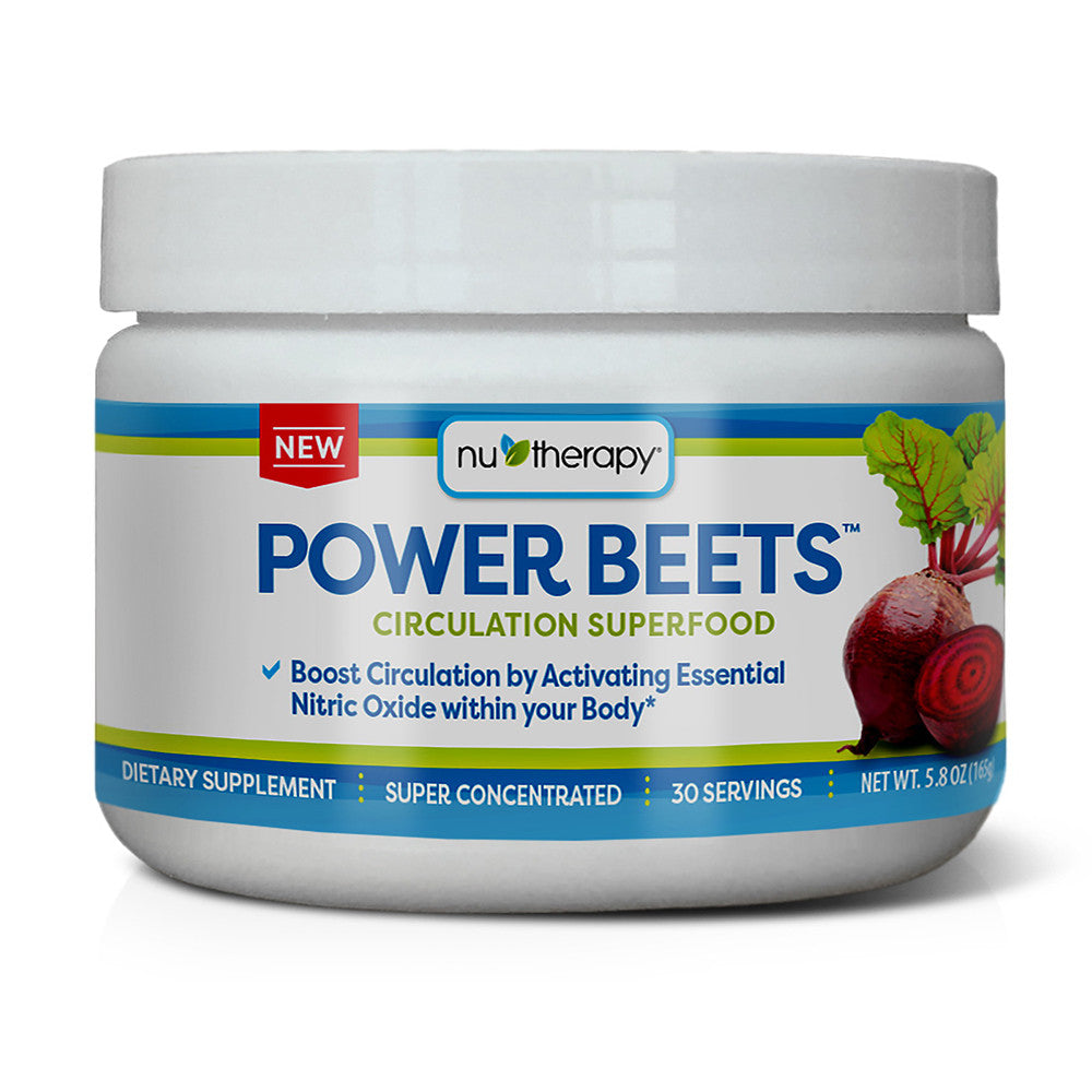 Nu-therapy Power Beets Circulation Superfood Powder, 5.8 oz